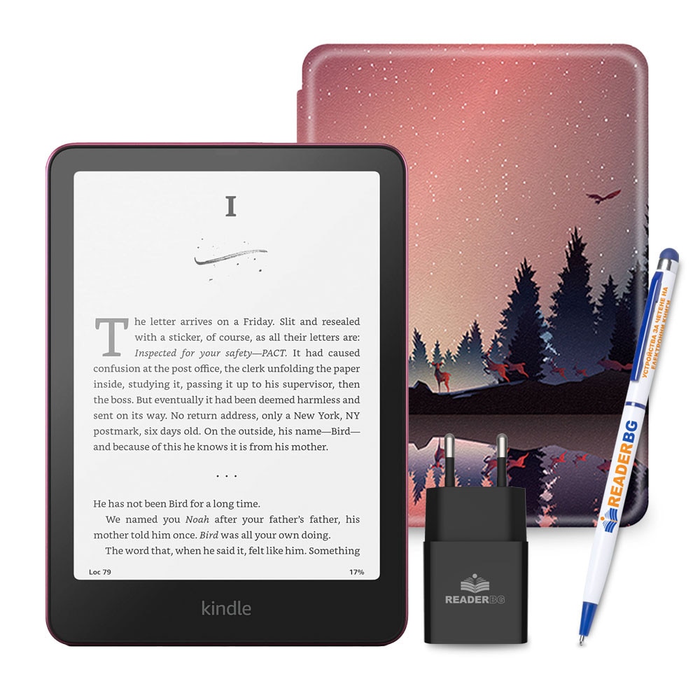 Set cititor de carti electronice Amazon Kindle Paperwhite 2024 (a