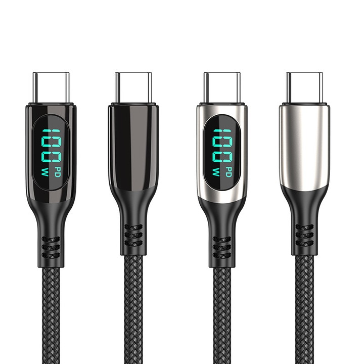 Cablu de Date, PD Fast Charging 100W 6A Type C to C, 1m