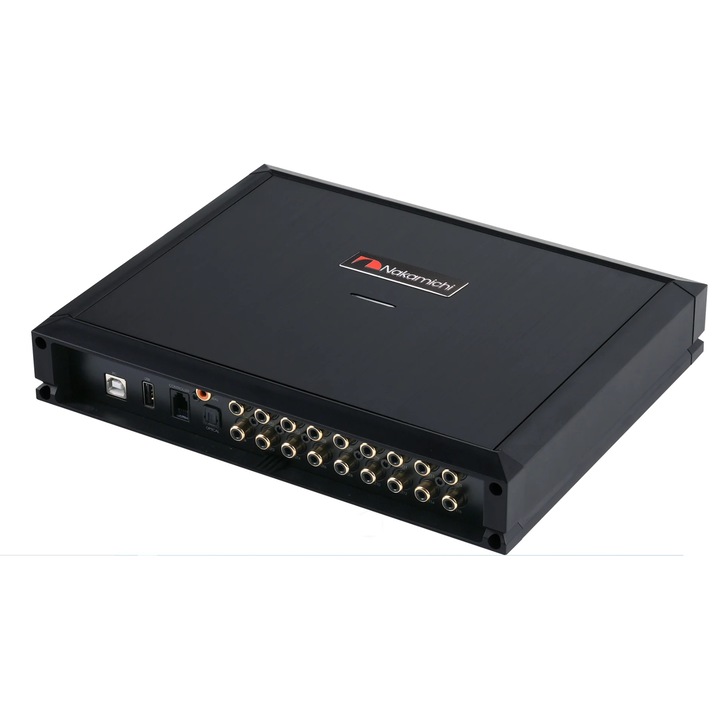 Amplificator cu DSP Nakamichi NDSR366A, 12 canale amplificate, 16 x preout, Bluetooth, Total 1280W maxim