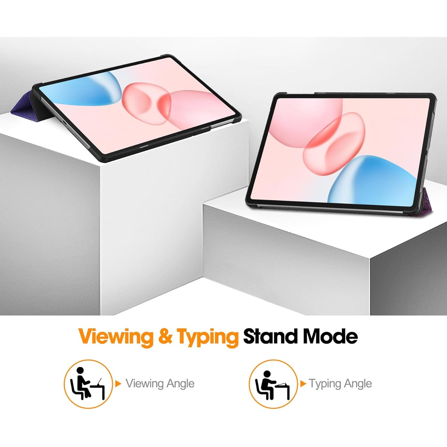 Husa Sigloo pentru tableta Honor Pad 10, 12.1" (2025), – Slim, Tri-Fold Magnetic, Piele Ecologica, Stand Reglabil, – model Galaxy