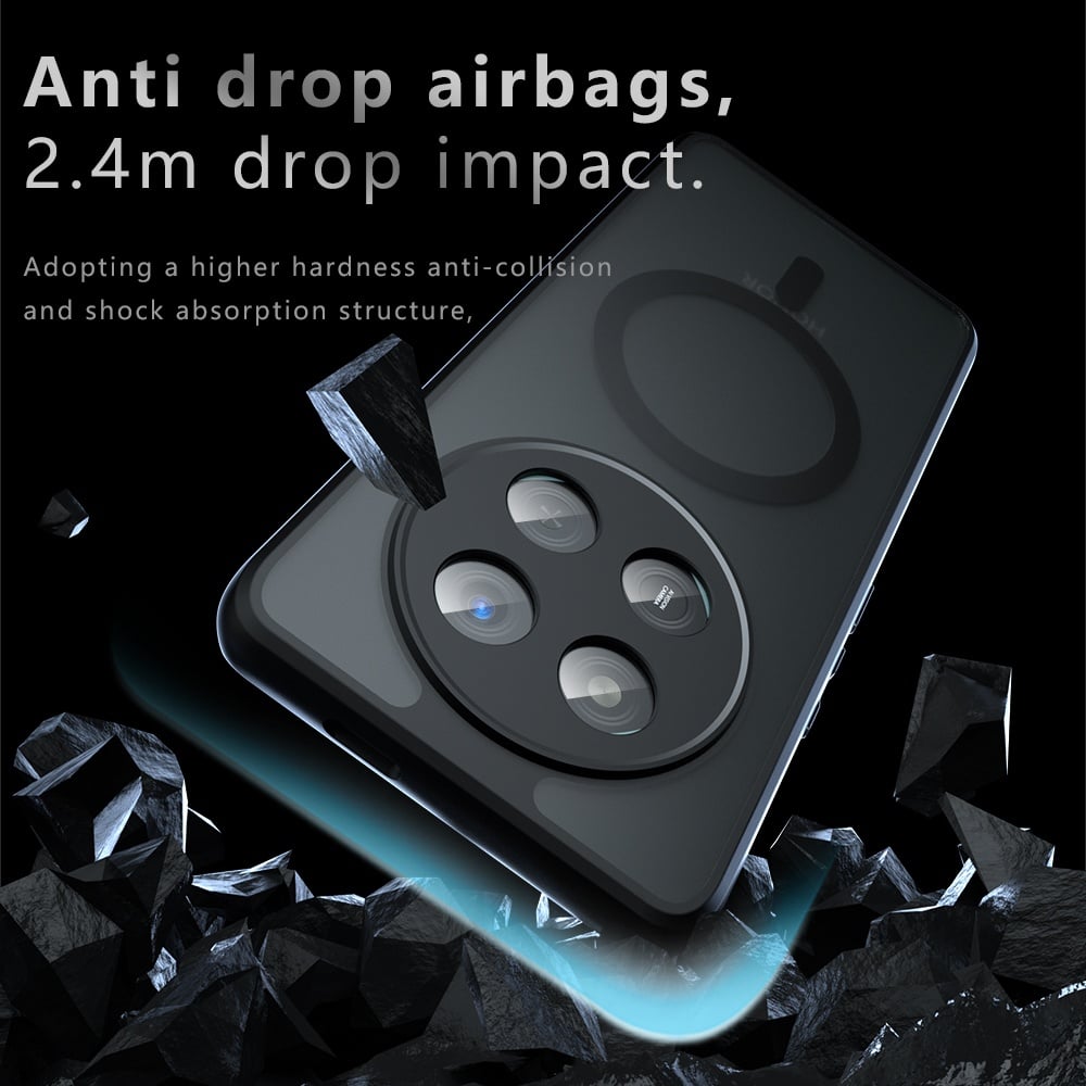 Husa pentru Honor Magic7 Pro - Techsuit PureFrost MagSafe - Frosted Black