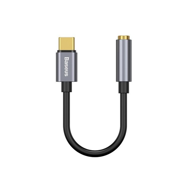 Adaptor Audio 3.5mm - USB-C Baseus L54 Gri CATL54-0G