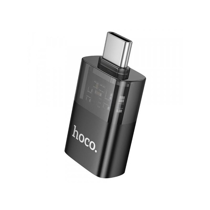 Adaptor OTG USB-C - USB-A HOCO UA36B Negru