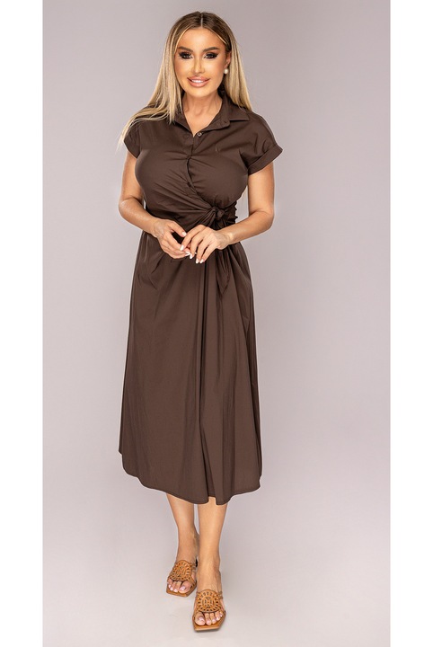 Rochie dama, maro, trei sferturi, S/M