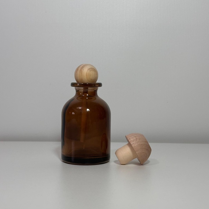 Sticla difuzor aromaterapie, Maro, 100mL