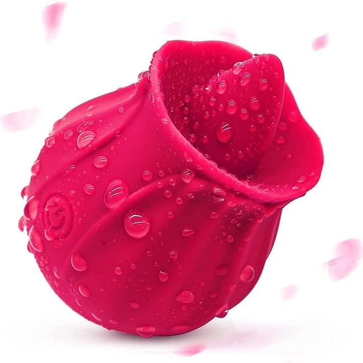 Vibrátor, 10x5cm, szilikon, vízálló, hordozható