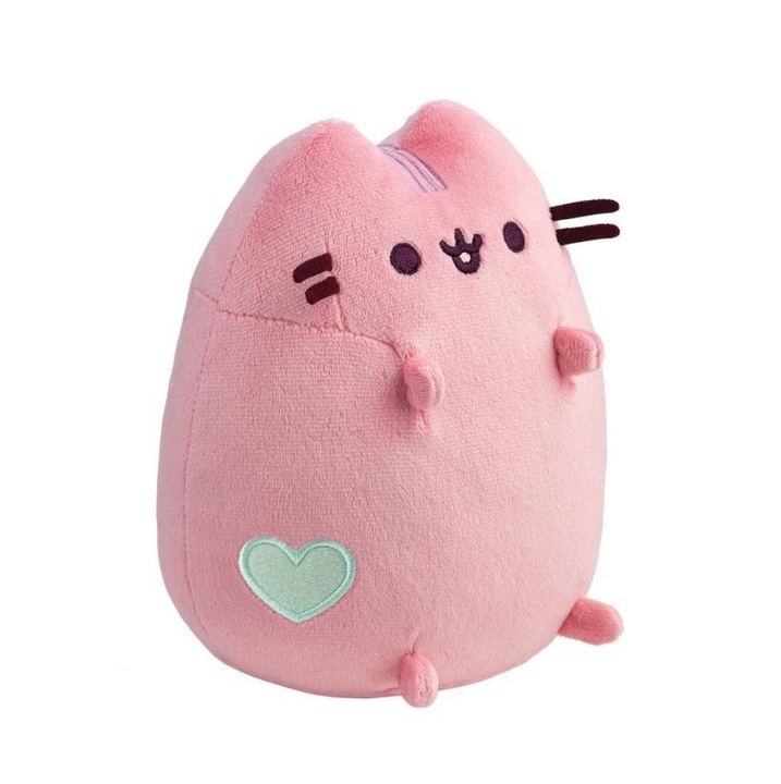Pusheen jucarie de plus clasica supersoft 18cm, verde