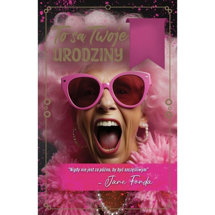 Felicitare Urodzinowa YEKU cu cifre interschimbabile, set de autocolante