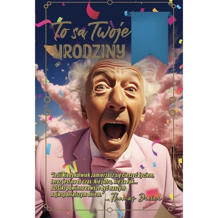 Felicitare de Urdin, YEKU, cu cifre interschimbabile, set de autocolante