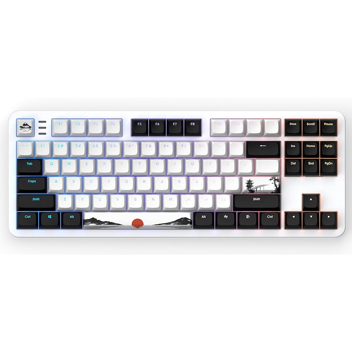 Клавиатура Геймърскa механична клавиатура Dark Project 87 Fuji V2 RGB TKL - G3MS Sapphire Switches, ABS FSH-DPO-KD-87A-FUJI-II