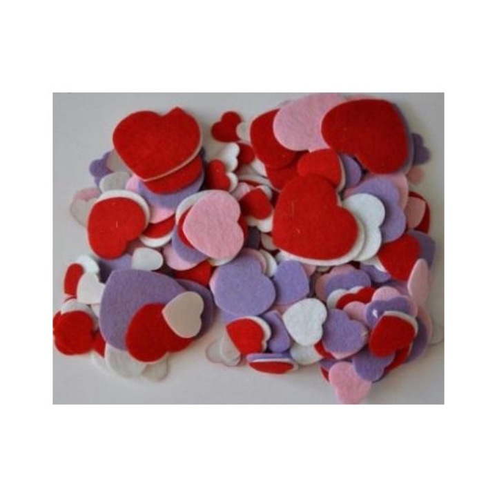 Stickere decorative BREWIS set 200 bucati, inima, filc