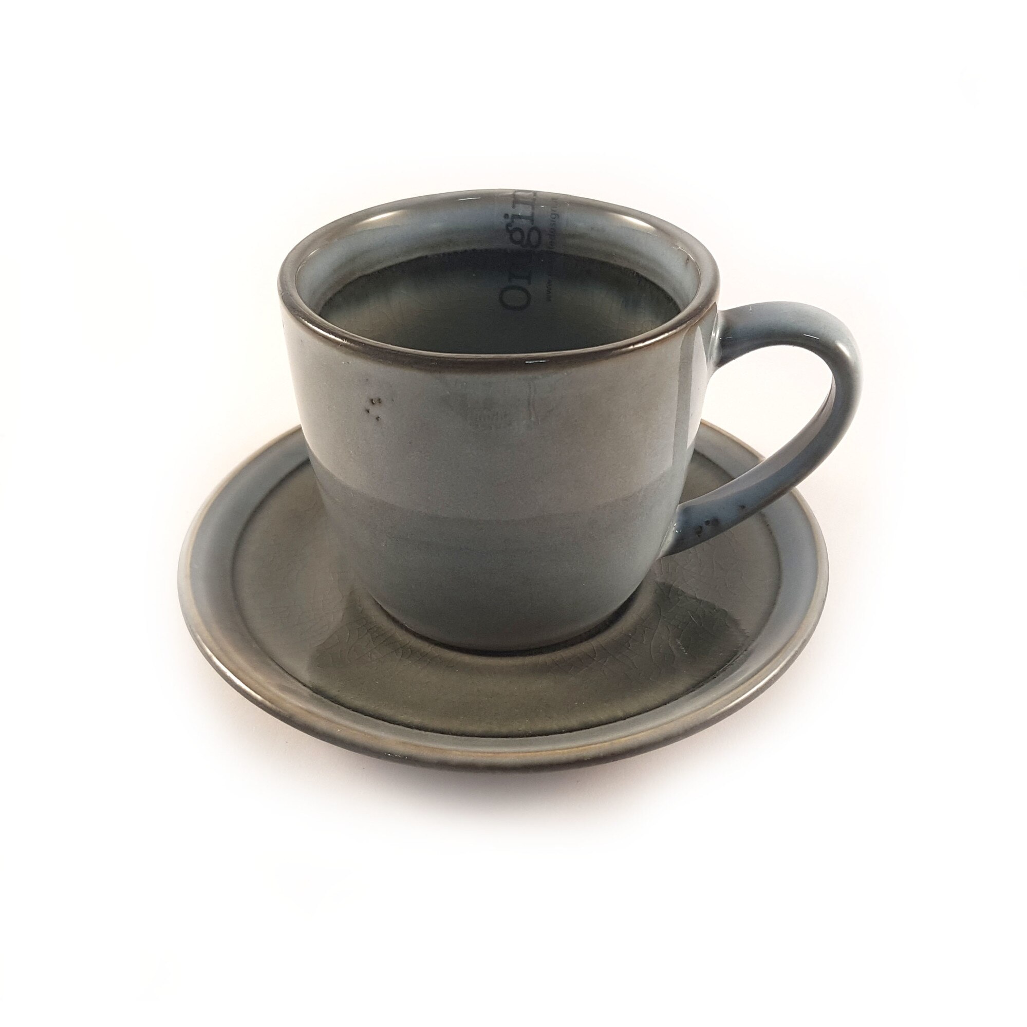 Ceasca cu farfurioara - Stoneware Origin Grey