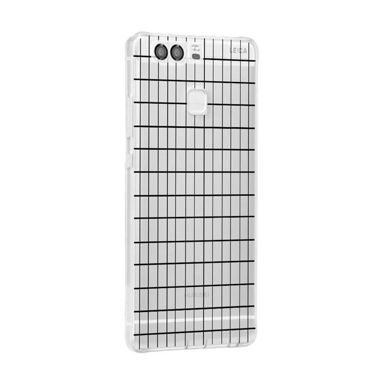 Husa Silicon, Ultra Slim 0.3MM, Grid, Huawei P10 LITE
