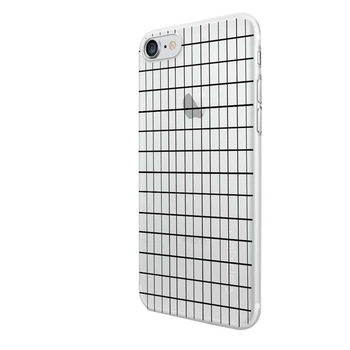 Husa Silicon, Ultra Slim 0.3MM, Grid, Apple iPhone 7 / 8 Husa Silicon, Ultra Slim 0.3MM, Grid, Apple iPhone 7 / 8