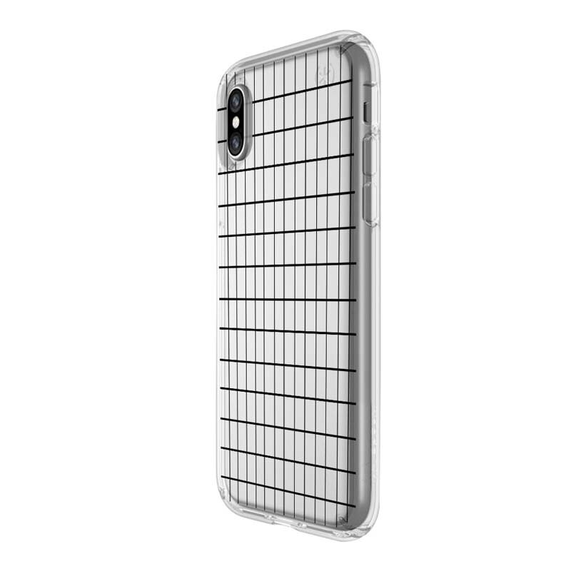 Husa Silicon, Ultra Slim 0.3MM, Grid, Apple iPhone X