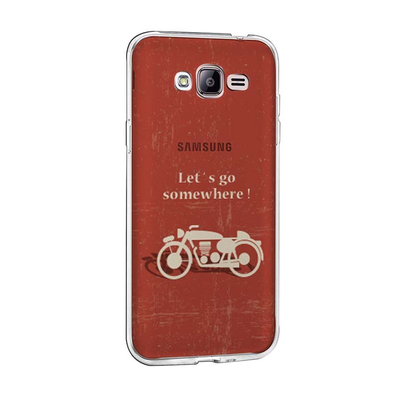 Husa Silicon, Ultra Slim 0.3MM, Old School, Samsung Galaxy J3 2016