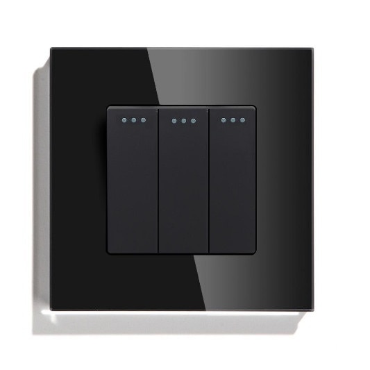 Intrerupator mecanic triplu M1, Negru