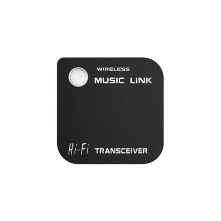 Bluetooth 5.2 audio adó és vevő, fekete