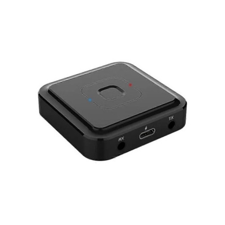 Bluetooth vevő és adó, fekete