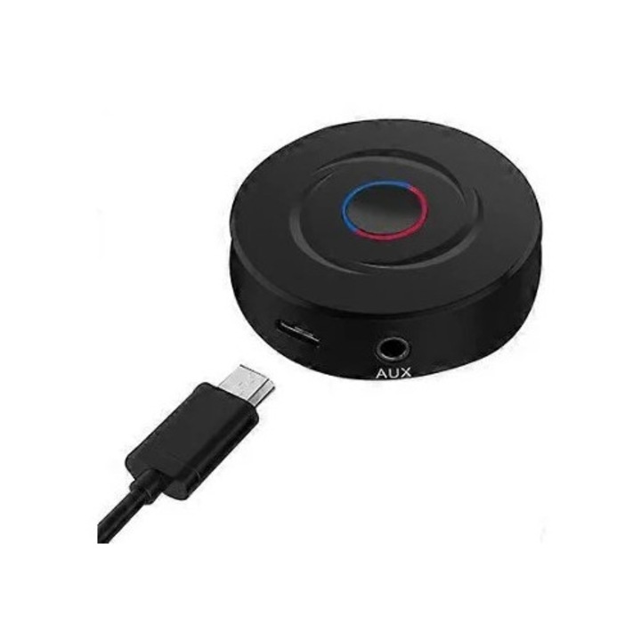 Transmitator si receptor Bluetooth V5.0, adaptor audio wireless 3.5mm,