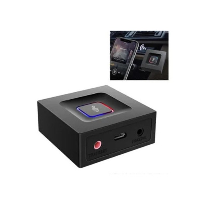 Rosewill BM5 Bluetooth 4.2 adó és vevő, 2 az 1-ben, fekete