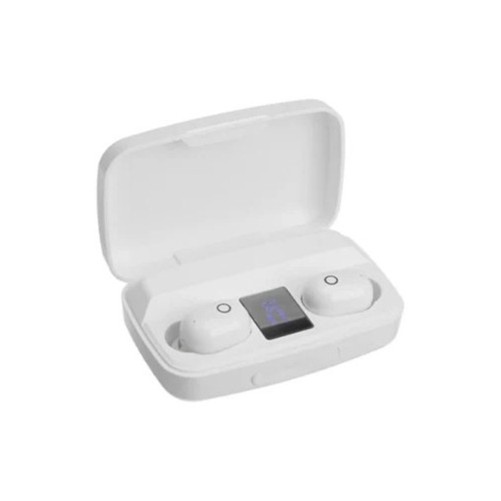 Vezeték nélküli TWS Bluetooth 5.0 fülhallgató LED érintőképernyővel, mikrofonnal, sportoláshoz