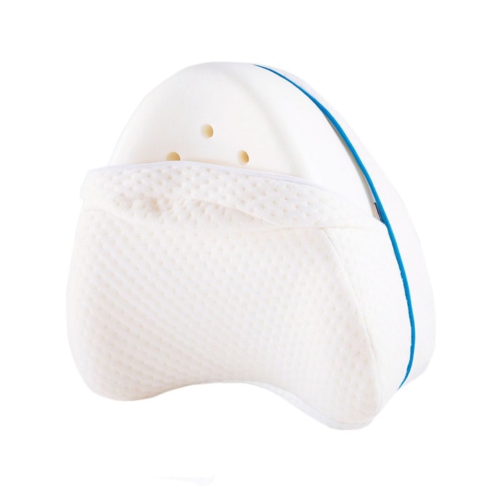 Ортопедична възглавница за колене и крака, мемори пяна, вентилационна система, свалящ се калъф