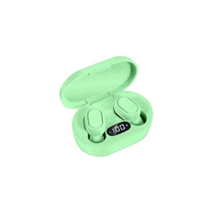 Vezeték nélküli fejhallgató, vízálló Bluetooth 5.0, LED kijelző, hordozható töltő