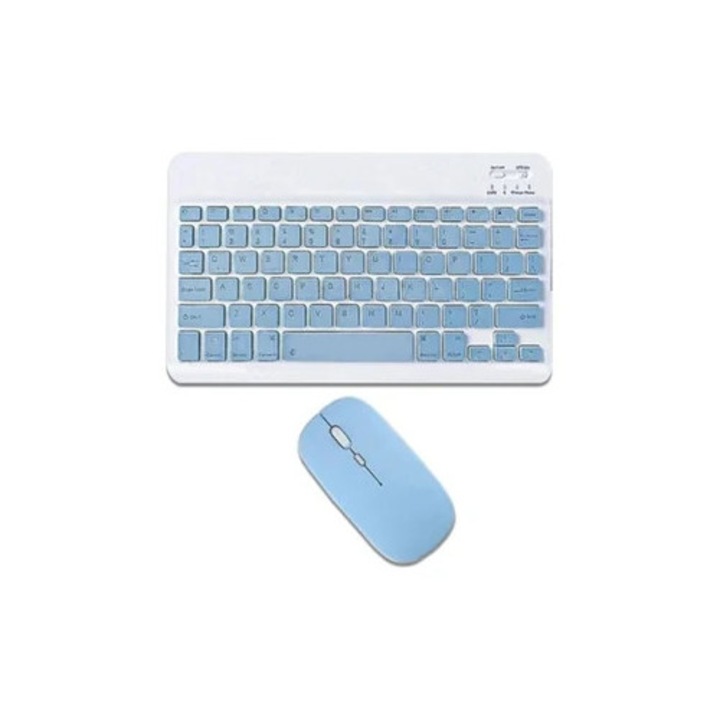 Combo Tastatura si Mouse Wireless pentru iPad, Bluetooth