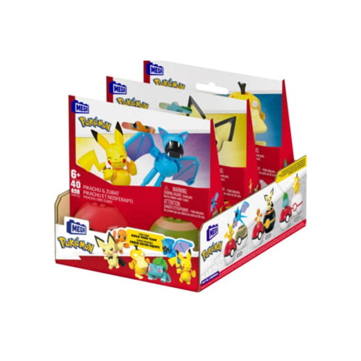 Set de constructie Pokemon Machamp, 401 piese, 17,5cm, multicolor