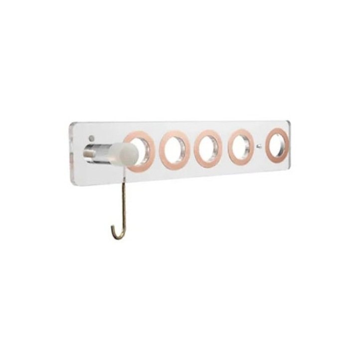 Suport acrilic pentru uscator de par Dyson, fara gaurire, set