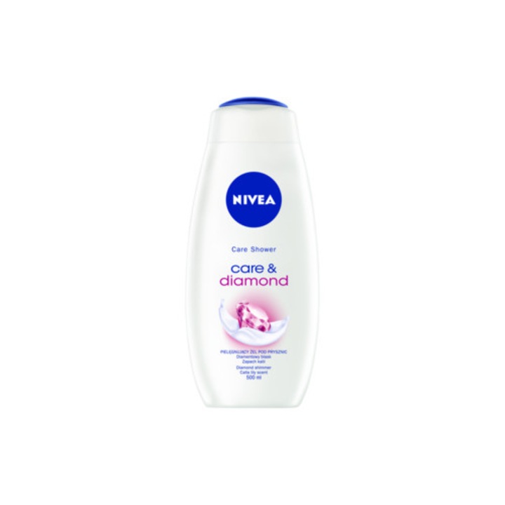 NIVEA Diamond & Argan olaj tusfürdő, 500 ml, minden bőrtípusra, tisztító hatás