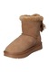 Ghete de iarna Dama, American Club, Cy181, Piele Naturala, Slip-On, EMU, Izolati cu blana, Maro camel
