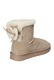 Ghete de iarna Dama, American Club, Cy181, Piele Naturala, Slip-On, EMU, Izolati cu blana, Bej