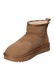 Ghete de iarna Dama, American Club, Cy182, Piele Naturala, Slip-On, EMU, Izolati cu blana, Maro camel