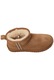 Ghete de iarna Dama, American Club, Cy182, Piele Naturala, Slip-On, EMU, Izolati cu blana, Maro camel