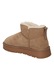 Ghete de iarna Dama, American Club, Cy184, Piele Naturala, Slip-On, EMU, Izolati cu blana, Maro camel