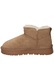 Ghete de iarna Dama, American Club, Cy184, Piele Naturala, Slip-On, EMU, Izolati cu blana, Maro camel