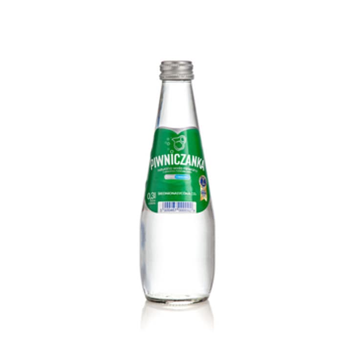 Apa minerala Piwniczanka, 0,3L, usor carbogazoasa, continut ridicat de magneziu si calciu, set 9 buc.