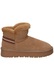 Ghete de iarna Dama, American Club, Cy183, Piele Naturala, Slip-On, EMU, Izolati cu blana, Maro camel