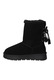 Ghete de iarna Dama, American Club, Cy180, Piele Naturala, Slip-On, EMU, Izolati cu blana, Negru