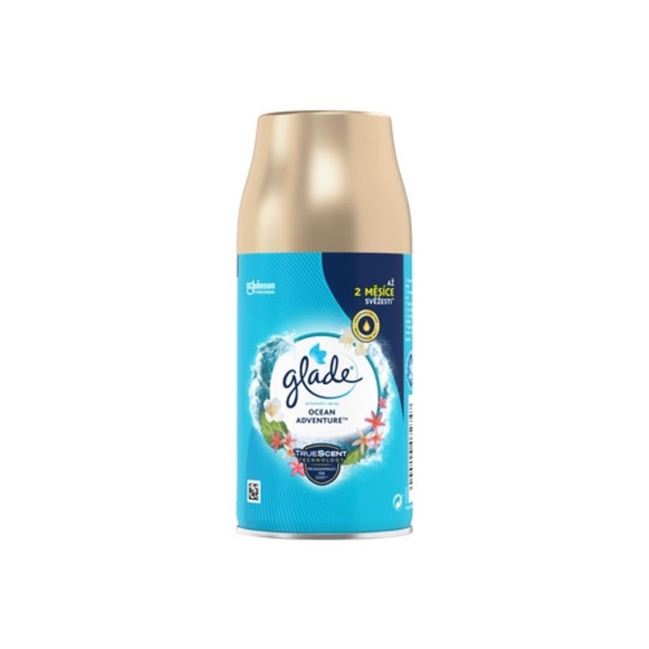 Odorizant camera Glade, Ocean Adventure, 269ml, rezerva