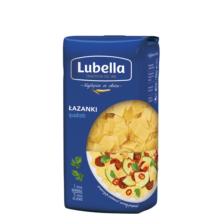 Macaroane, Lubella, 400 g, faina de grau, poate contine soia