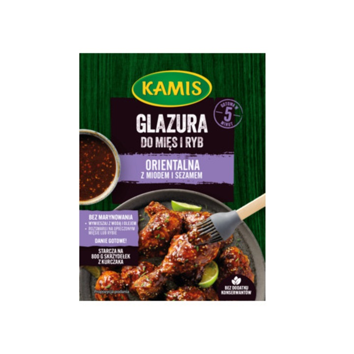 Condiment mix, Kamis, glazura orientala, 20g, multicolor