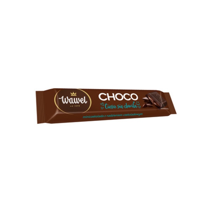 Ciocolata Wawel cu umplutura de ciocolata, 40g