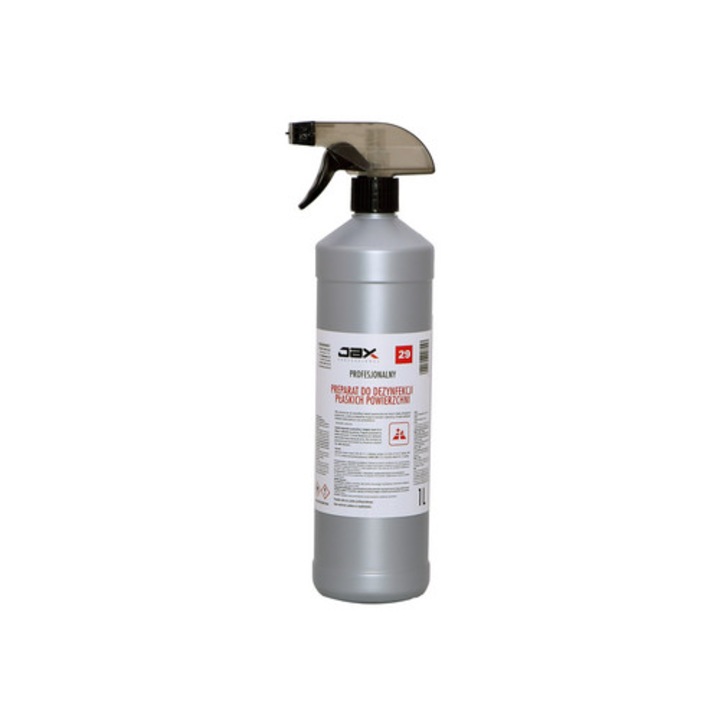 Dezinfectant JAX Professional 1L, pentru suprafete plate, alcoolic, biodegradabil