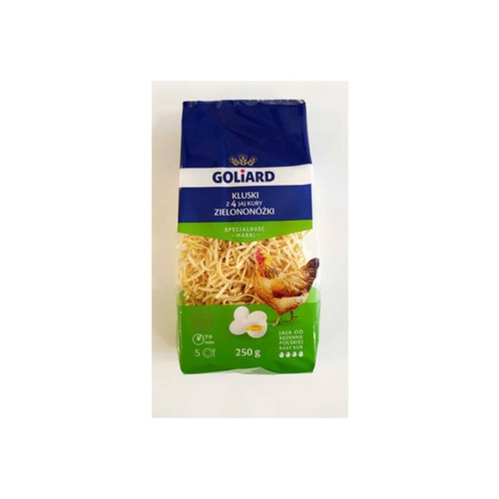 Paste fainoase, Goliard, din oua de gaina, 250g, continut scazut de colesterol
