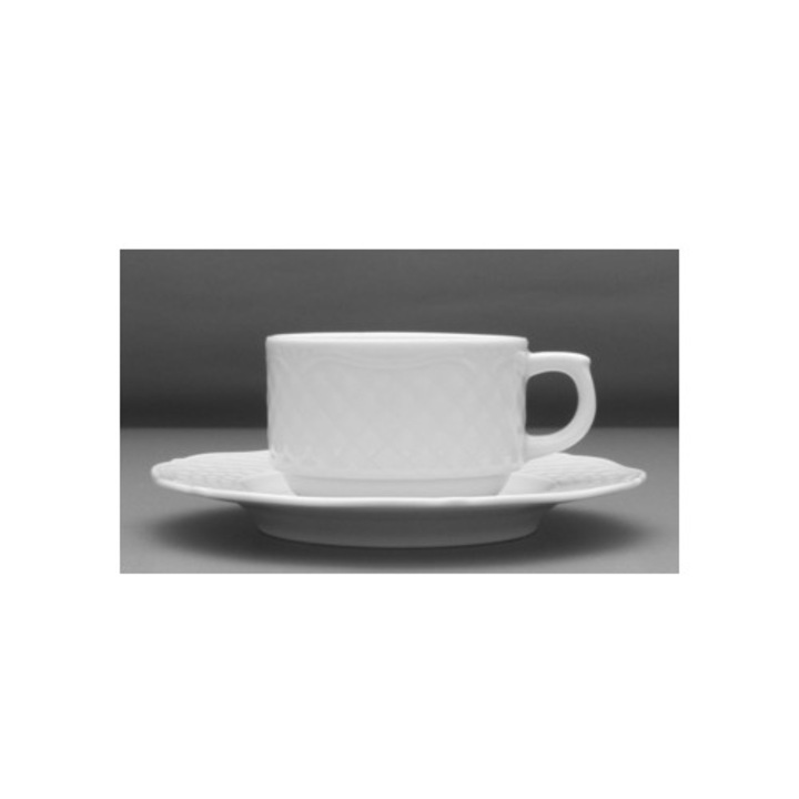 Cana 190 ml LUBIANA Afrodyta, alb, 10x8x9cm, set 1 buc.