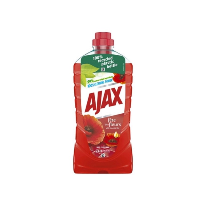 Ajax Floral Fiesta, detergent universal, 1L, floral, biodegradabil