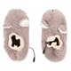 Papuci electrici incalziti, captusiti cu flanel, cu incalzire USB, 3 viteze, antiderapant, multicolor, pentru interior/exterior